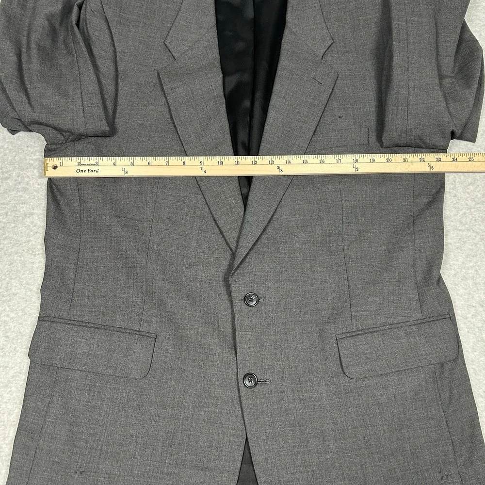 Vintage Burberrys Men's Blazer Sport Coat Jacket 100% Wool Gray FLAWS SEE PICS‎